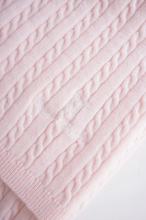 Colette Cable Knit Fold‑Over Pants - Angel Ruche