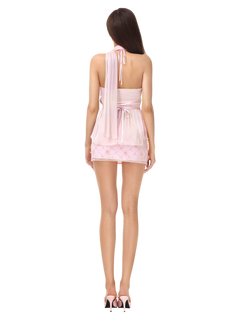 Averie Beaded Sequin Skirt + Lace Shorts