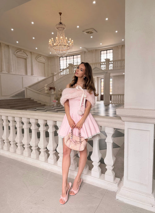 How to Style Your Pink Mini Dress for the Ultimate Coquette Vibe