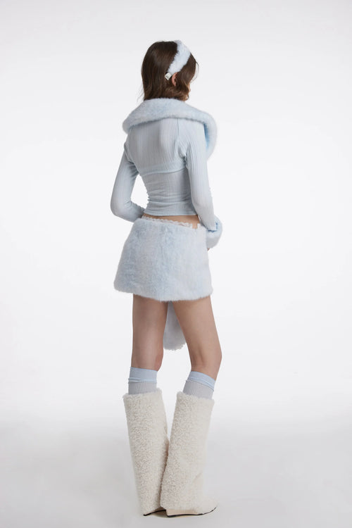 My True Form Cotton Cami Top (Snow Blue)