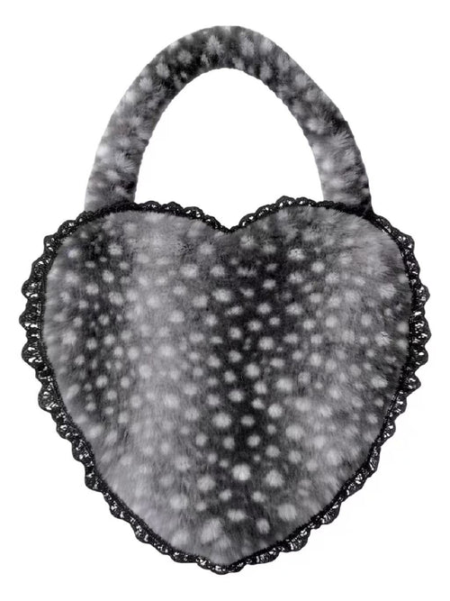 My True Form Fawn Heart Bag (Black)
