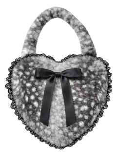 My True Form Fawn Heart Bag (Black)