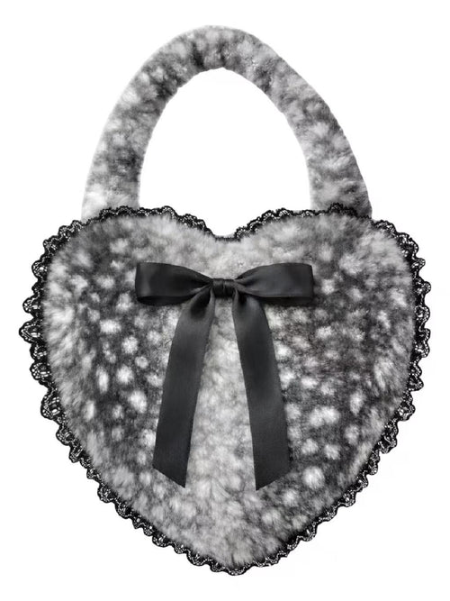 My True Form Fawn Heart Bag (Black)