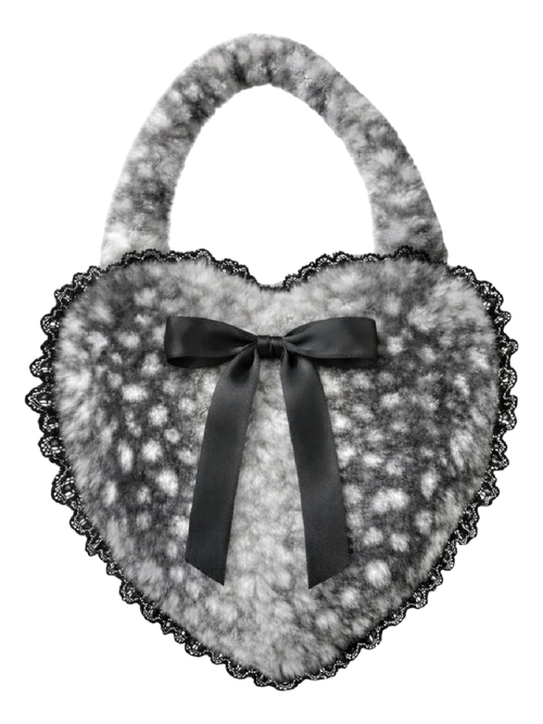 My True Form Fawn Heart Bag (Black)