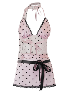 Dottie Polka Dot Mesh Skirt