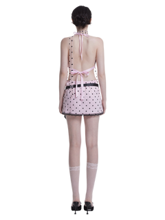 Dottie Polka Dot Mesh Skirt