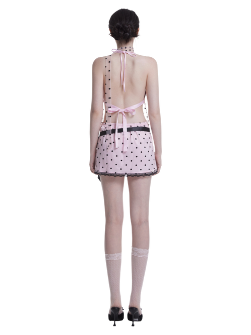 Dottie Polka Dot Mesh Skirt