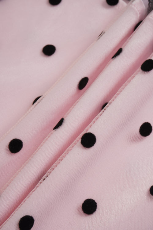 Dottie Polka Dot Mesh Skirt