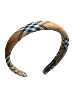Plaid Headband (Khaki)
