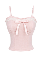 Sweetheart  Cotton Pointelle Top