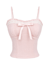 Sweetheart  Cotton Pointelle Top