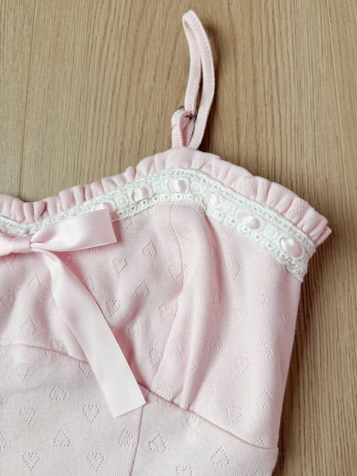 Sweetheart  Cotton Pointelle Top