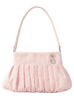 Coquette Cotton Eyelet Bag（Pink）