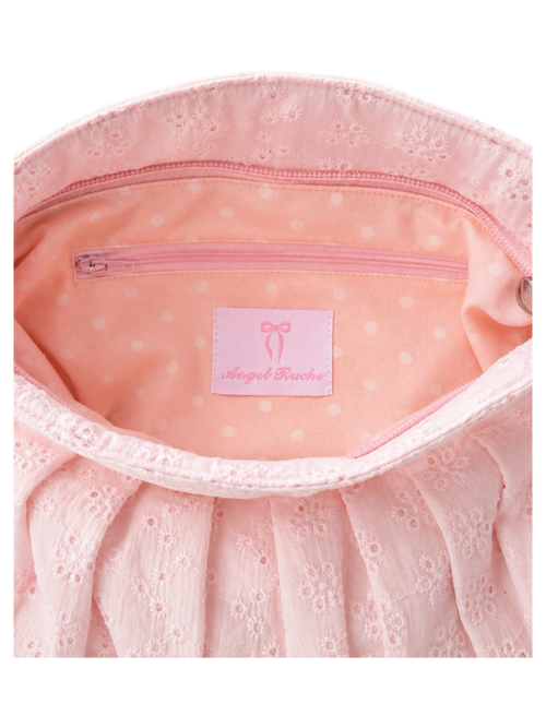 Coquette Cotton Eyelet Bag（Pink）