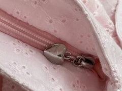Coquette Cotton Eyelet Bag（Pink）