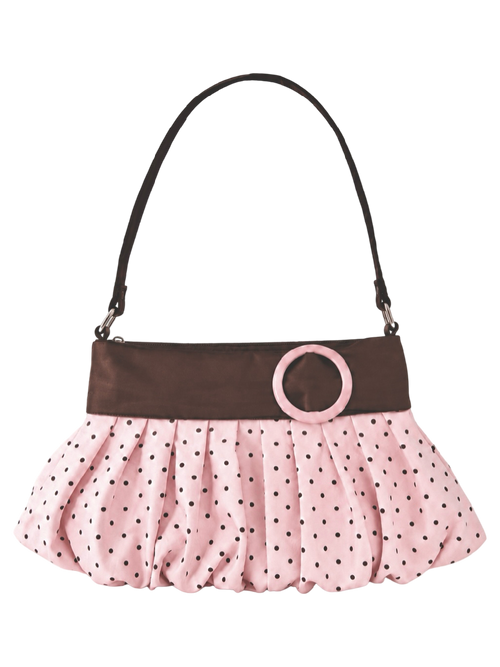 Dolly Polka Dot Bag (Pink Mocha)
