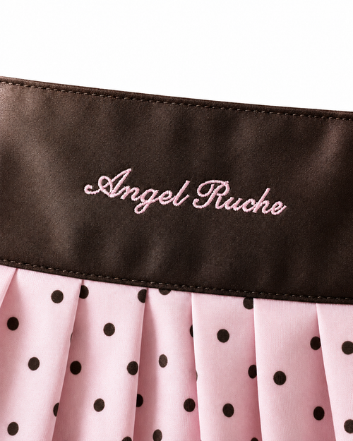 Dolly Polka Dot Bag (Pink Mocha)