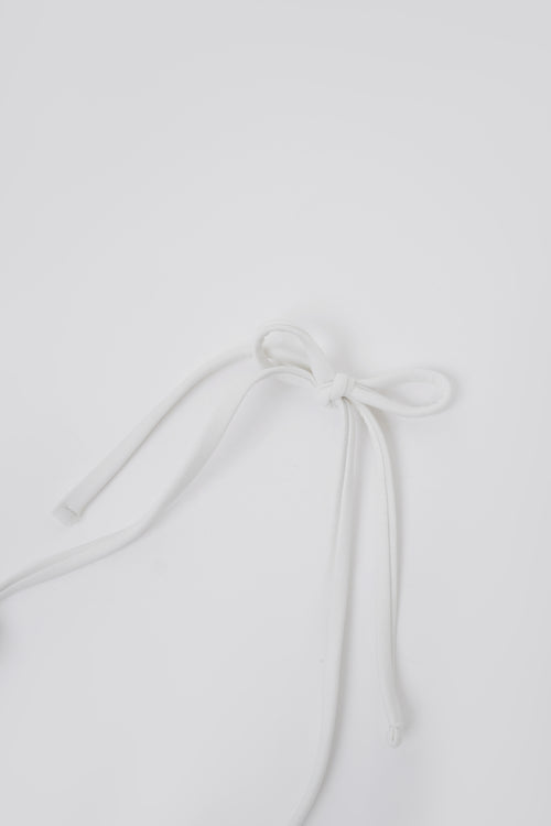 Coquette Cotton Eyelet Bikini Top (White)
