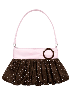 Dolly Polka Dot Bag (Chocolate) - Angel Ruche