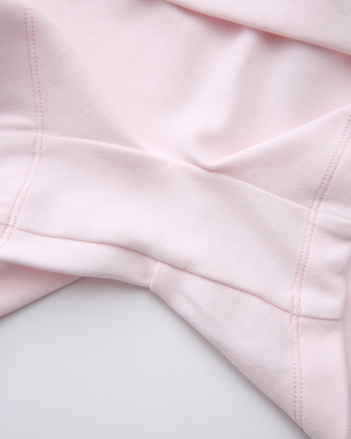 Whimsy Doll Cotton Polka Active Fold Over Shorts(Pink)