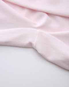 Whimsy Doll Cotton Polka Active Fold Over Capri Pants(Pink)