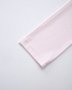 Whimsy Doll Cotton Polka Active Fold Over Capri Pants(Pink)