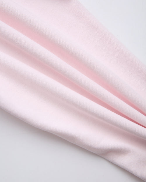 Whimsy Doll Cotton Polka Active Fold Over Capri Pants(Pink)
