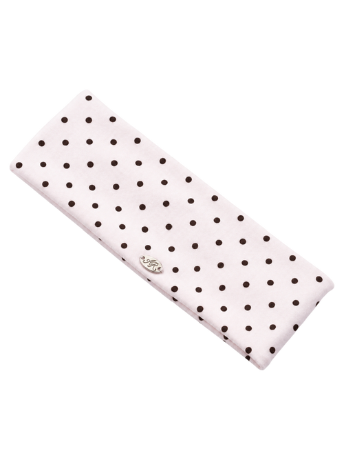 Whimsy Doll Cotton Active Headband(Brown Polka)