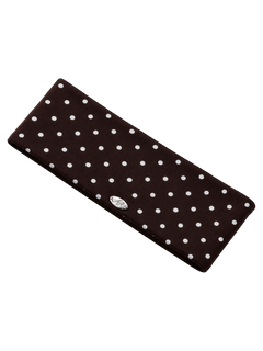 Whimsy Doll Cotton Polka Active Headband(Brown)