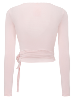 Whimsy Doll Pilates Wrap Cardigan（Pink）