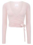Whimsy Doll Pilates Wrap Cardigan（Pink）