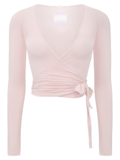 Whimsy Doll Pilates Wrap Cardigan（Pink）