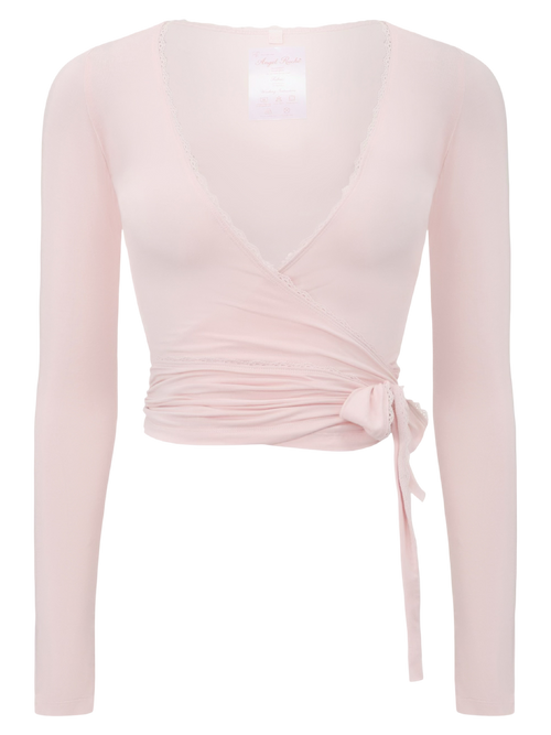 Whimsy Doll Pilates Wrap Cardigan（Pink）