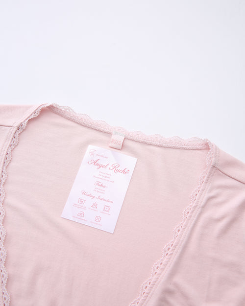 Whimsy Doll Pilates Wrap Cardigan（Pink）