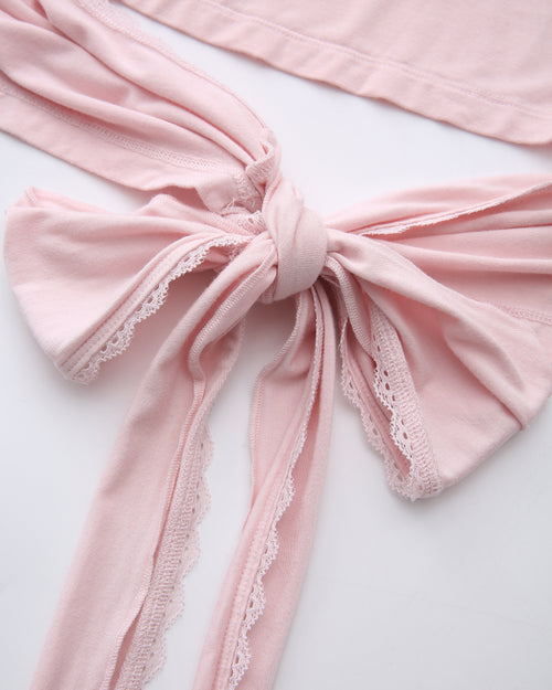 Whimsy Doll Pilates Wrap Cardigan（Pink）