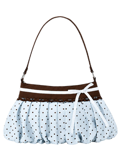Dolly Polka Dot Bag (Baby Blue)