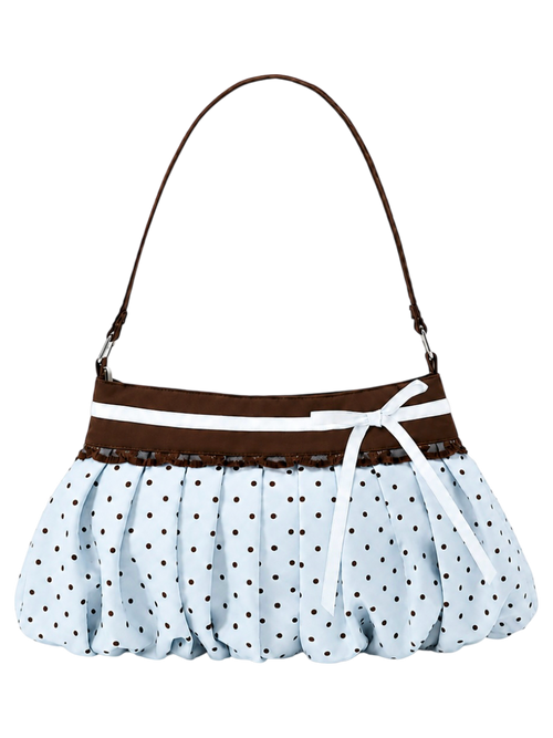 Dolly Polka Dot Bag (Baby Blue)