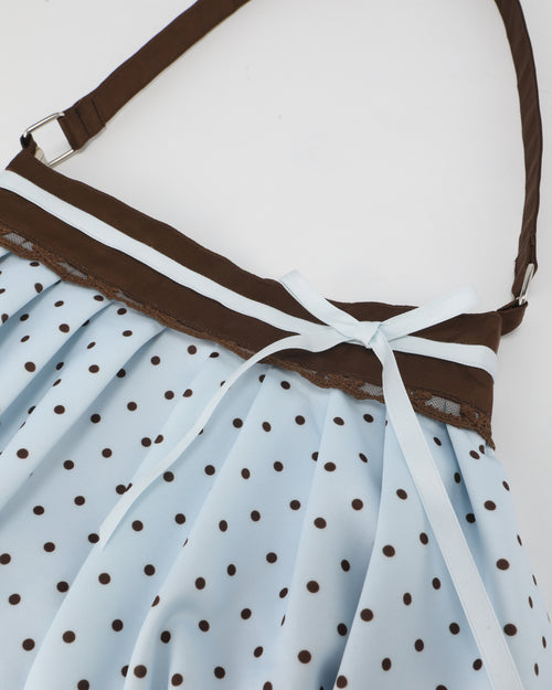 Dolly Polka Dot Bag (Baby Blue)