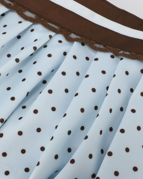 Dolly Polka Dot Bag (Baby Blue)