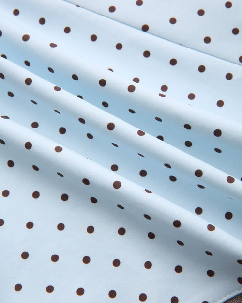 Dolly Polka Dot Dress+ Petticoat (Baby Blue)