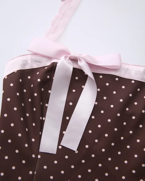 Bow-for dolly polka dress