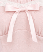 Bow-for Sweetheart  Cotton Pointelle Top