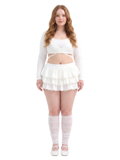 Ballerina Bliss Bralette (Cream White)
