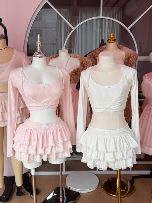 Ballerina Bliss Bralette (Pink) Dual Sizing