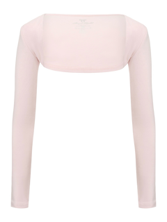 Pilate Princess bolero shrug cardigan in rose pink by Angel Ruche, photo 2