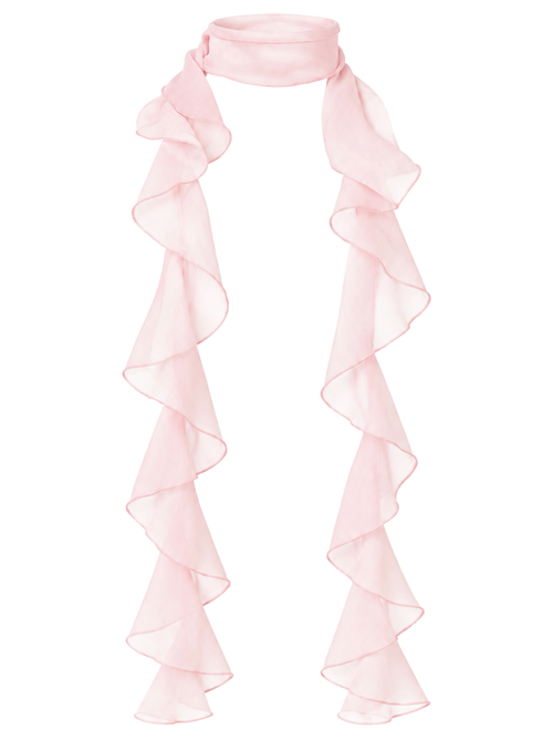 Dewdrop Chiffon Neck Scarf
