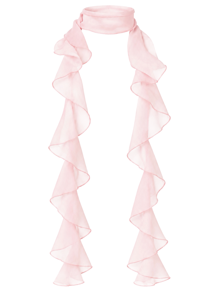 Dewdrop Chiffon Neck Scarf