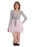 Lovergirl Cable Knit BabyDoll Set
