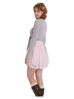 Lovergirl Cable Knit BabyDoll Set