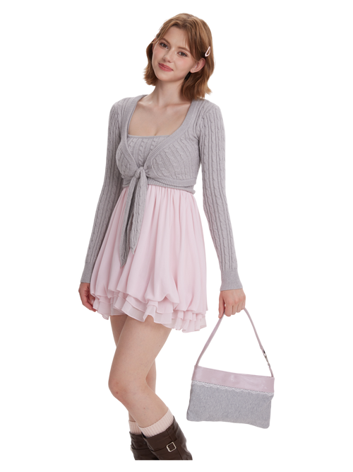 Lovergirl Cable Knit BabyDoll Set